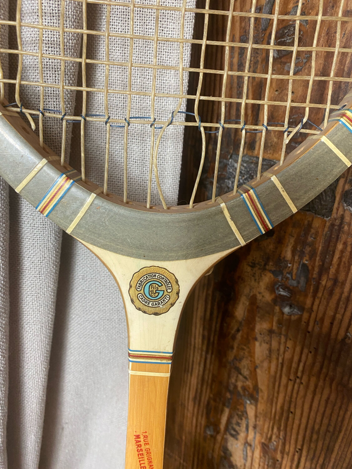 Vintage Gauthier et Fils tennis racket
