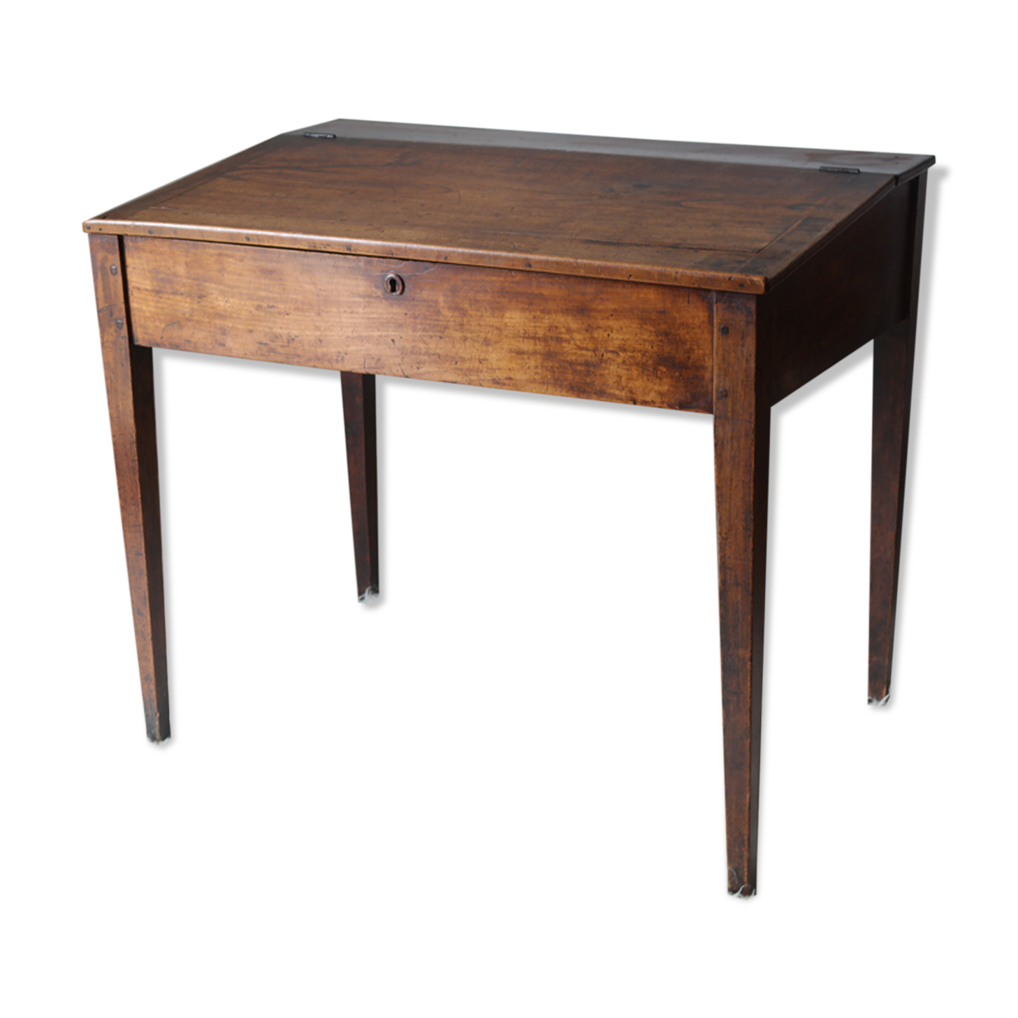 Old desk in walnut school master