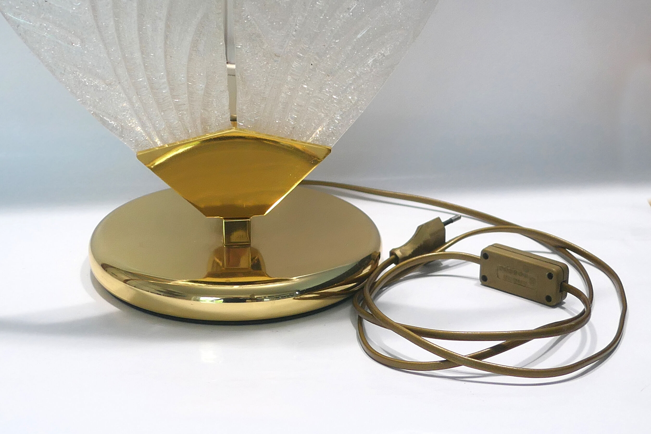 Lamp Sorrento Italy Murano Hollywood Regency 1980