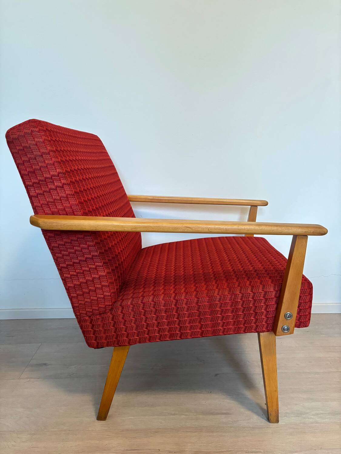 Fauteuil de salon vintage de Tchécoslovaquie des années 1970