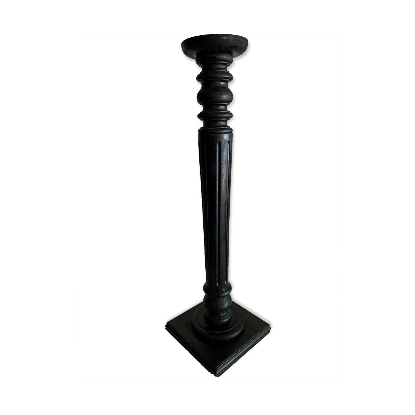 Matte black wooden harness