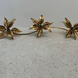 Large brass wall light, Willy Daro