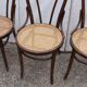 Lot of 4 chairs old bistro cyear