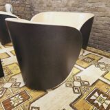 80's sofa armchair coffee table set