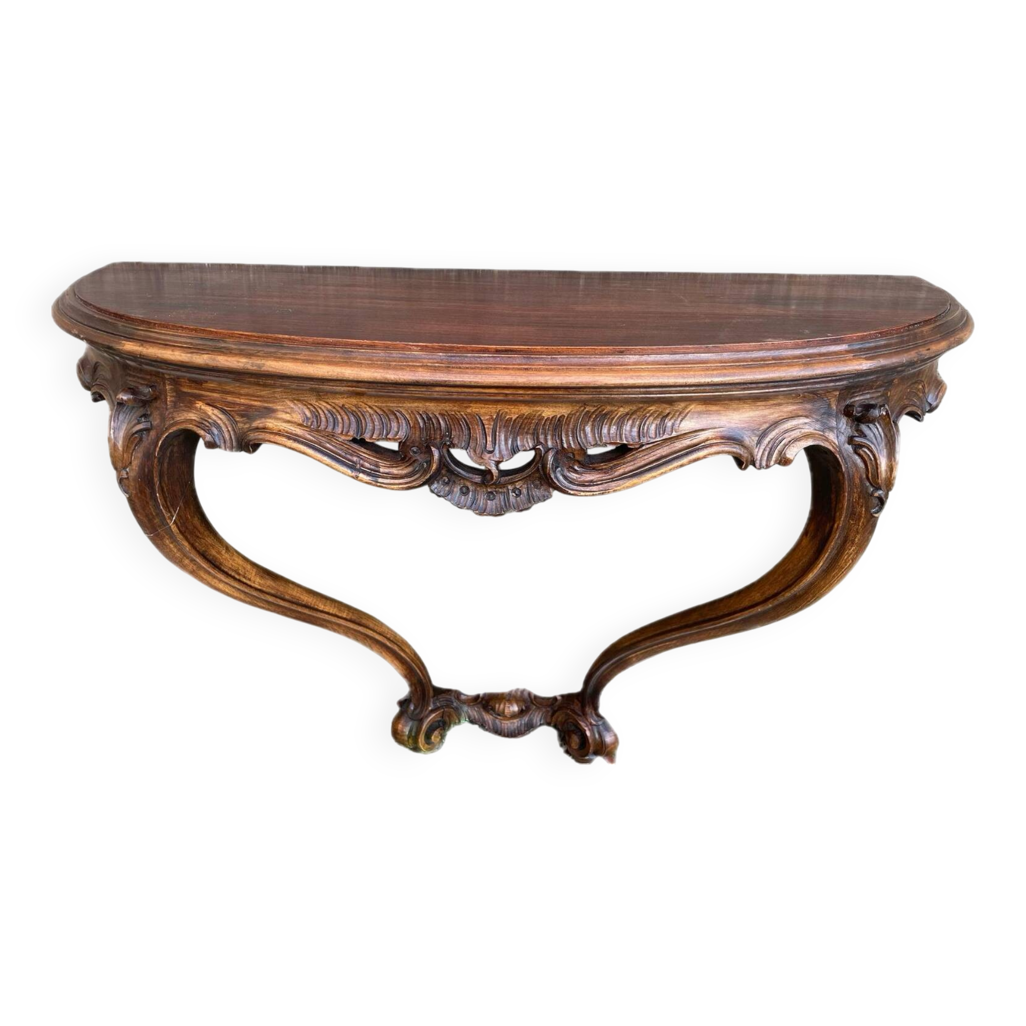 Louis XV Rocaille style console