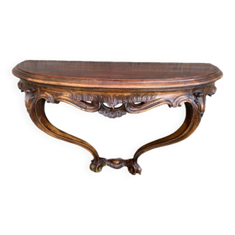 Louis XV Rocaille style console