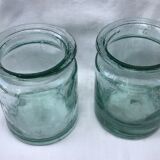 Pair jars green cork cork