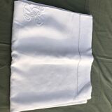 Old monogrammed sheet B M
