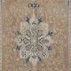 Vintage handmade Turkish rug 138x258 cm