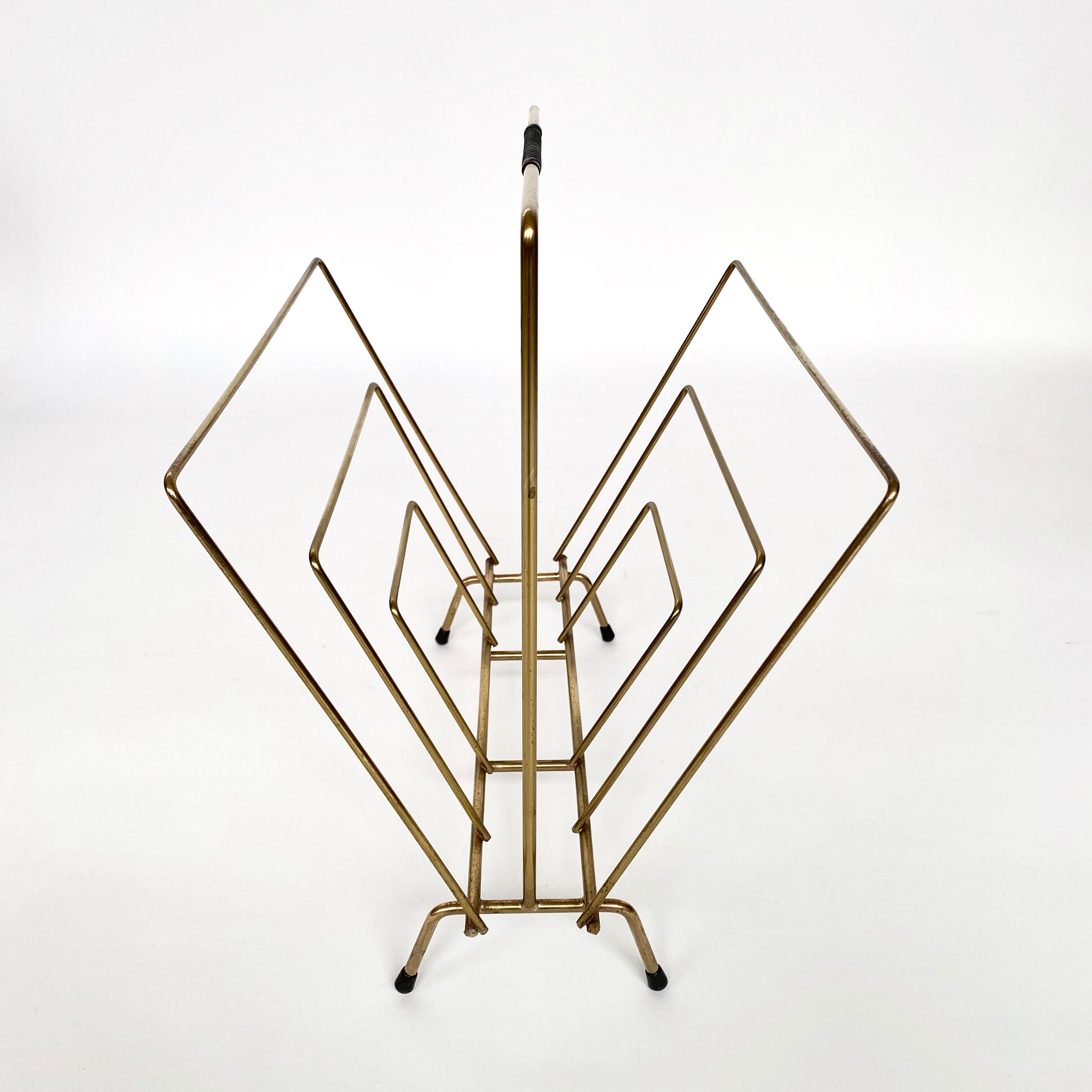 Brass magazine holder 60s.