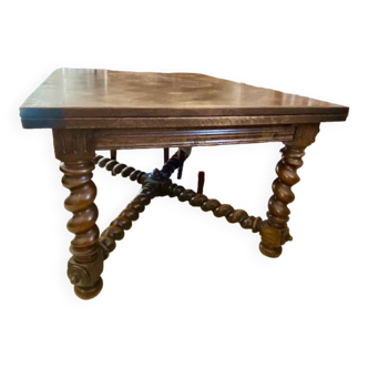Louis xiii table + extensions
