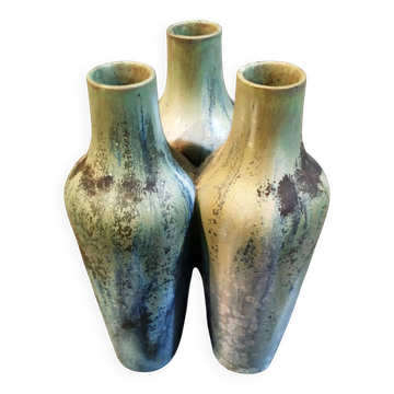 Vase triptyque Denbac 1930s