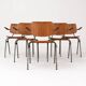 315 Stacking chairs by Kho Liang Le for CAR CATWIJK