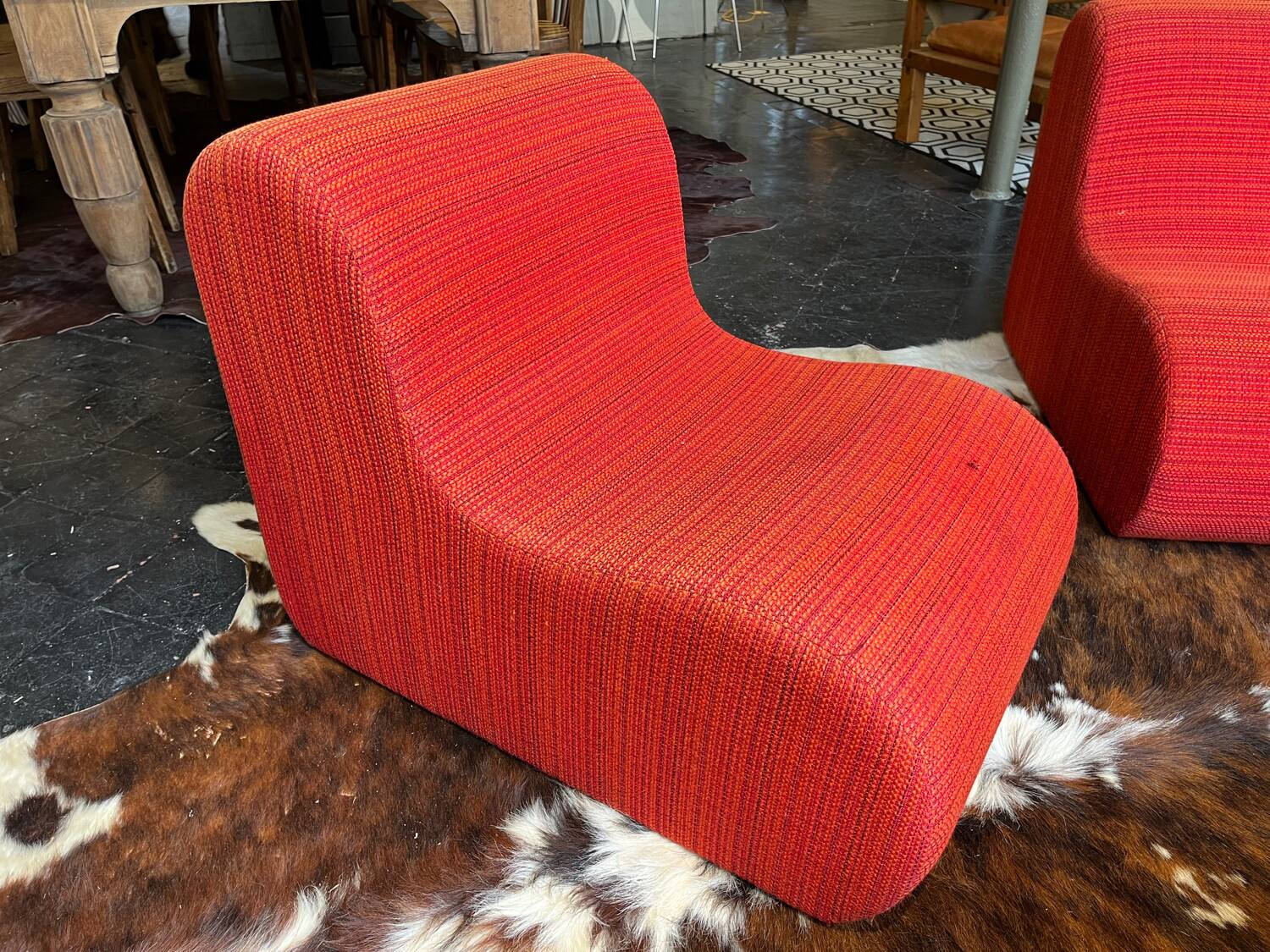 Pair of low chairs 1970