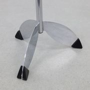Postmodern side table in metal & glass, 1980s