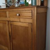 Vintage light wood sideboard