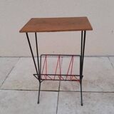 Table d appoint porte revue scoubidou vintage