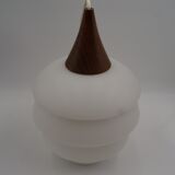 Vintage Philips Kalff opaline chandelier