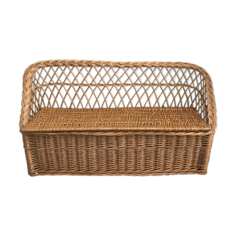 Rattan bench