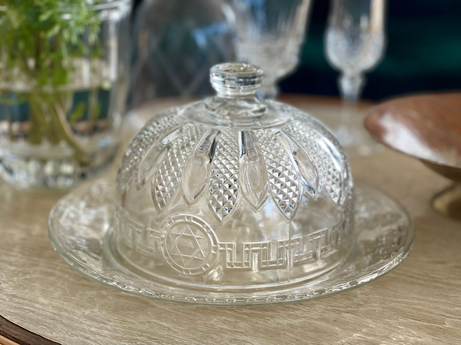 Reims crystal cheese platter