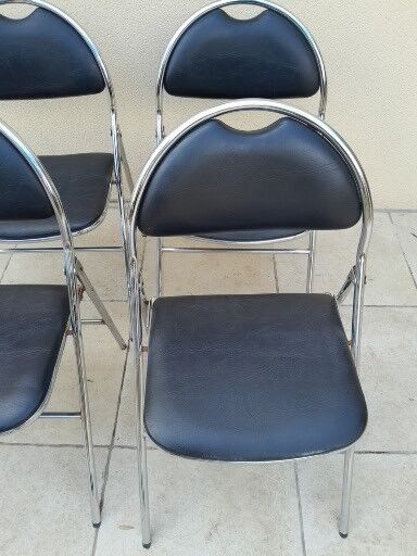 4 vintage folding chairs CIVIC