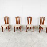 Set of 4 vintage scandinavian dining chairs, 1960s
