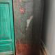 Vaisselier, buffet vintage vert