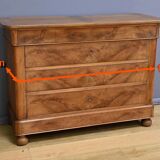 Cherrywood chest of drawers, Restoration period – Early 19th century