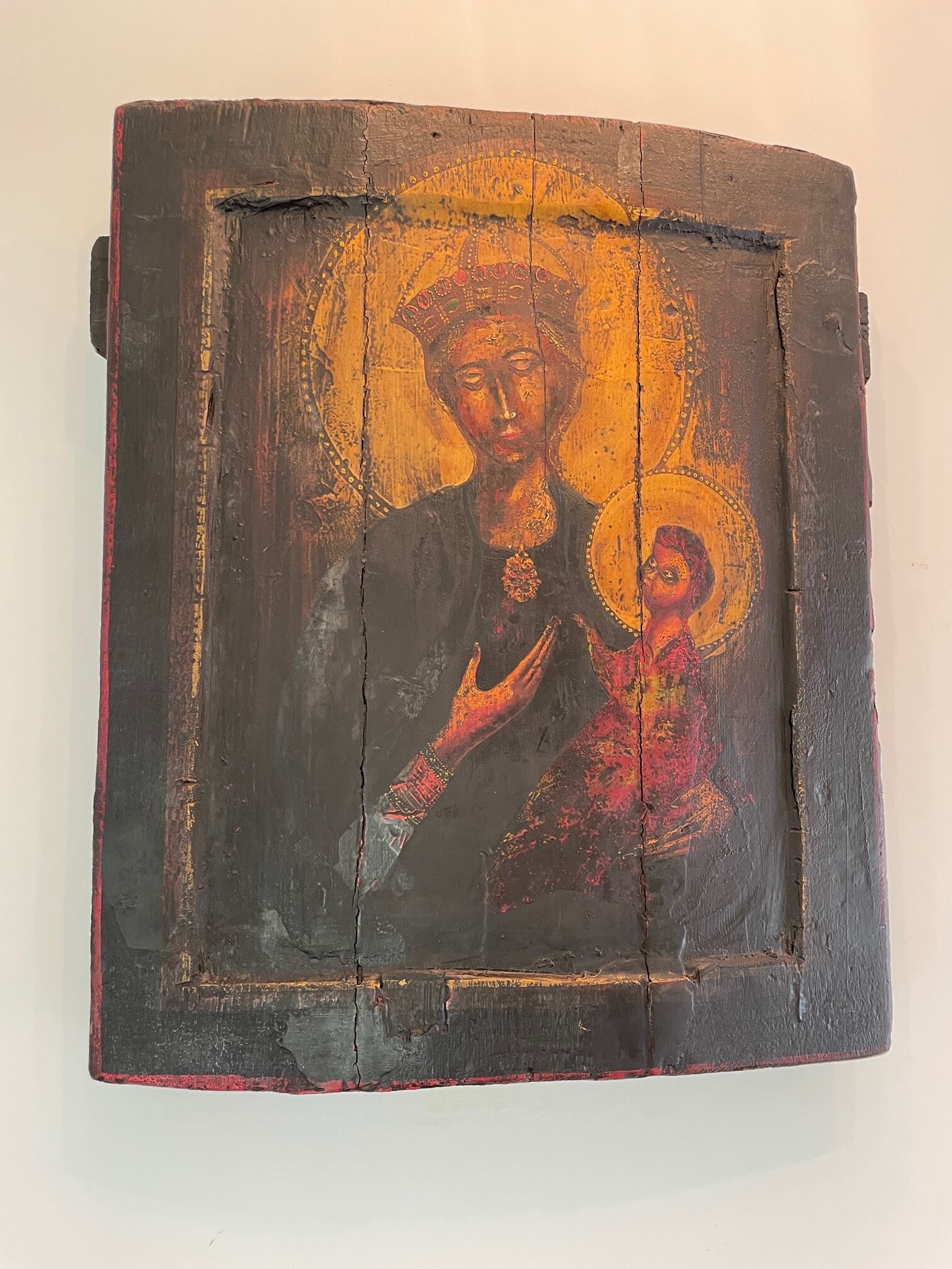 Russian orthodox Mother of God icon