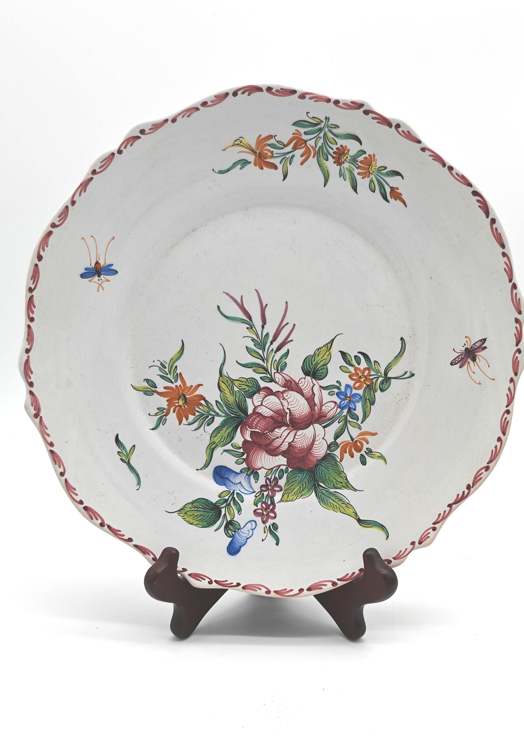 Flat plate of Émile Tessier for the manufacture of Malicorne in the taste of Strasbourg