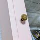 Small pink bathroom cabinet
