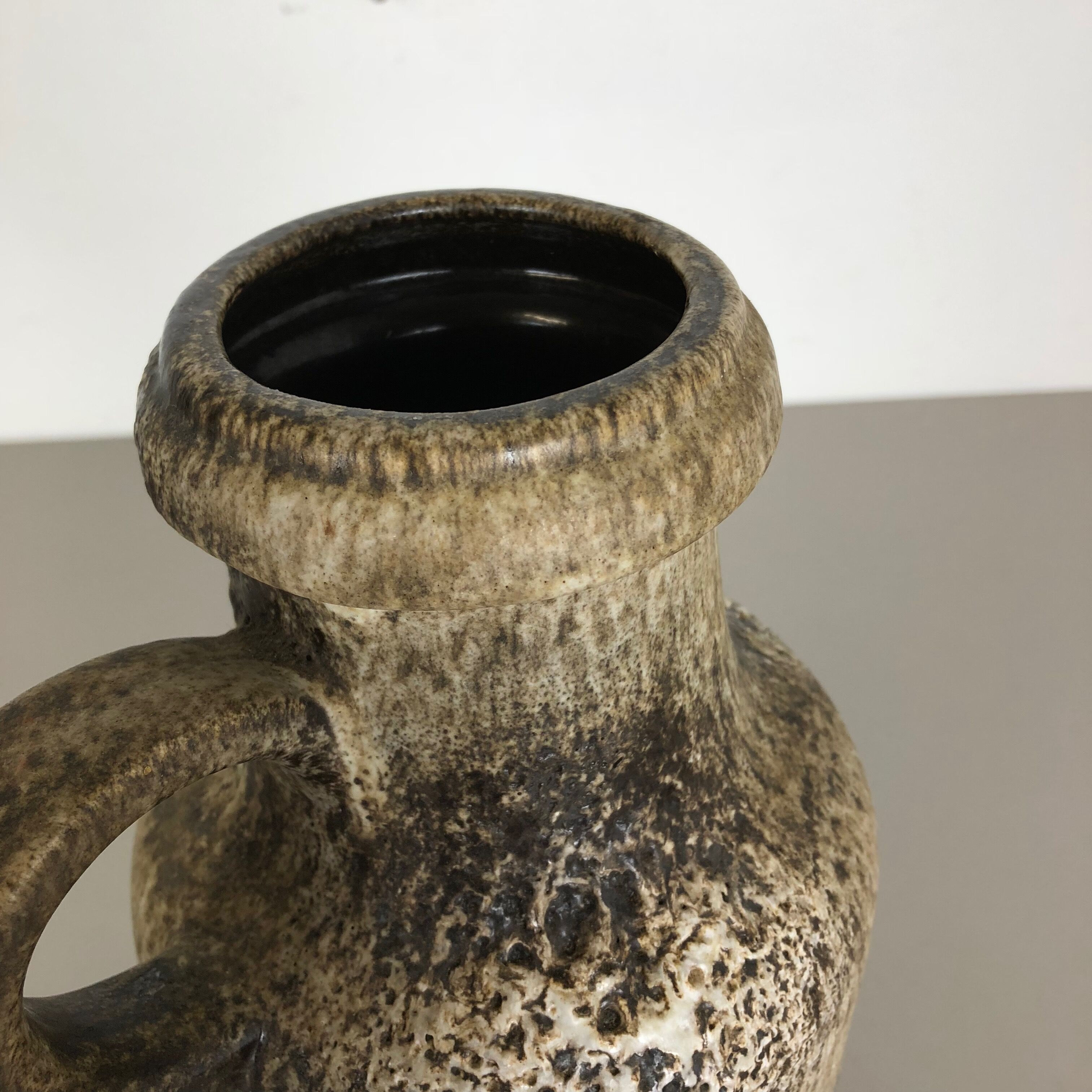 Large Multi-Color Vase Fat Lava "407-35" Vase by Scheurich, Germany, 1970s