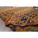 1970s Vintage Turkish Oushak Handmade Wool Cotton Orange Area Rug 158x233