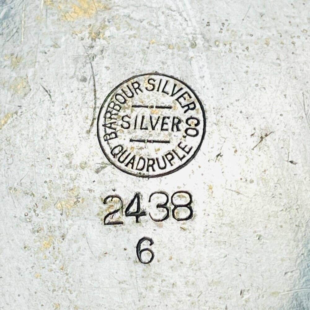 Théière ancienne en argent plaqué de la Barbour Silver Company, USA, fin 19ème siècle