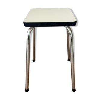Pale yellow formica tab from the 1950