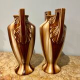 Paire de vases louis gueulle