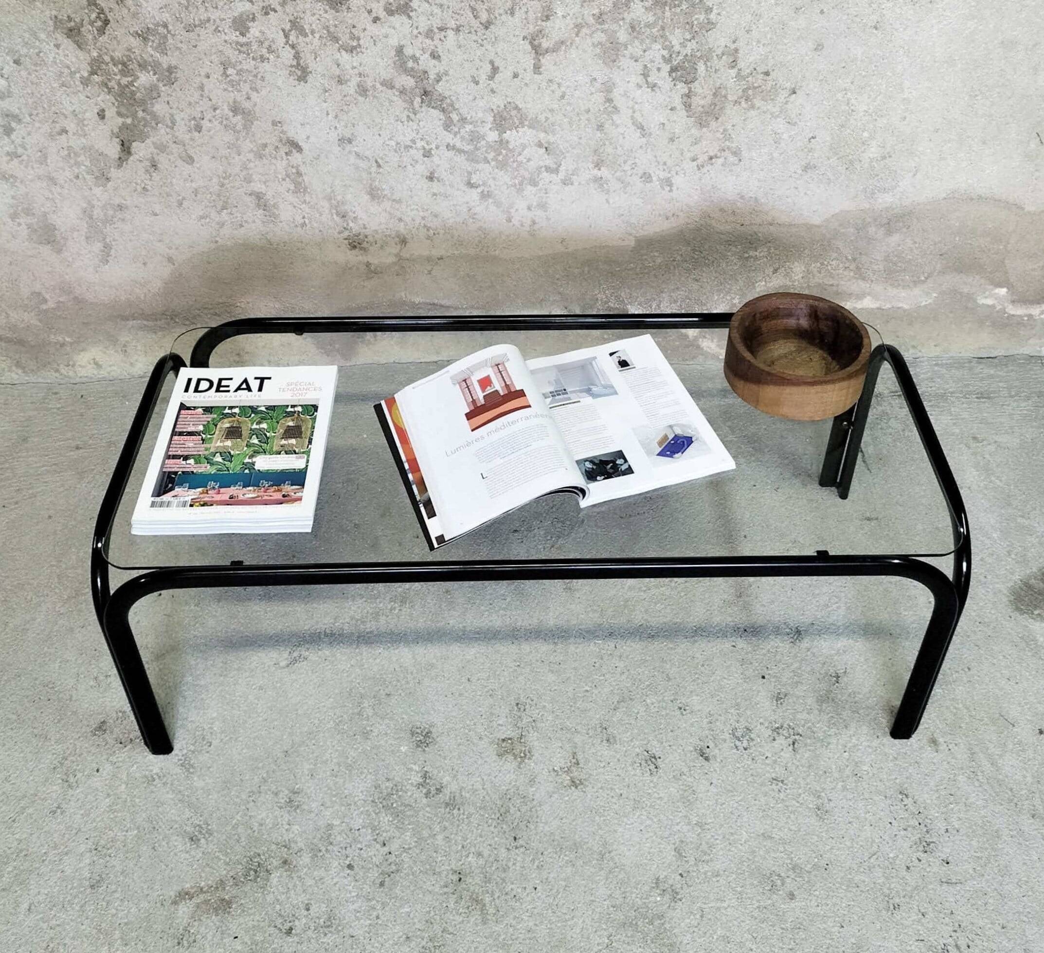 Large vintage coffee table.