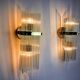 Pair of wall lights from Sciolari for Lightolier, Italy, 1970