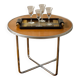 Vintage coffee table - My Home Bas van Pelt (chrome and wood) 1930s