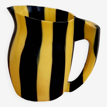 Striped pitcher from the 50s