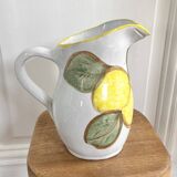 Ceramic lemon pitcher