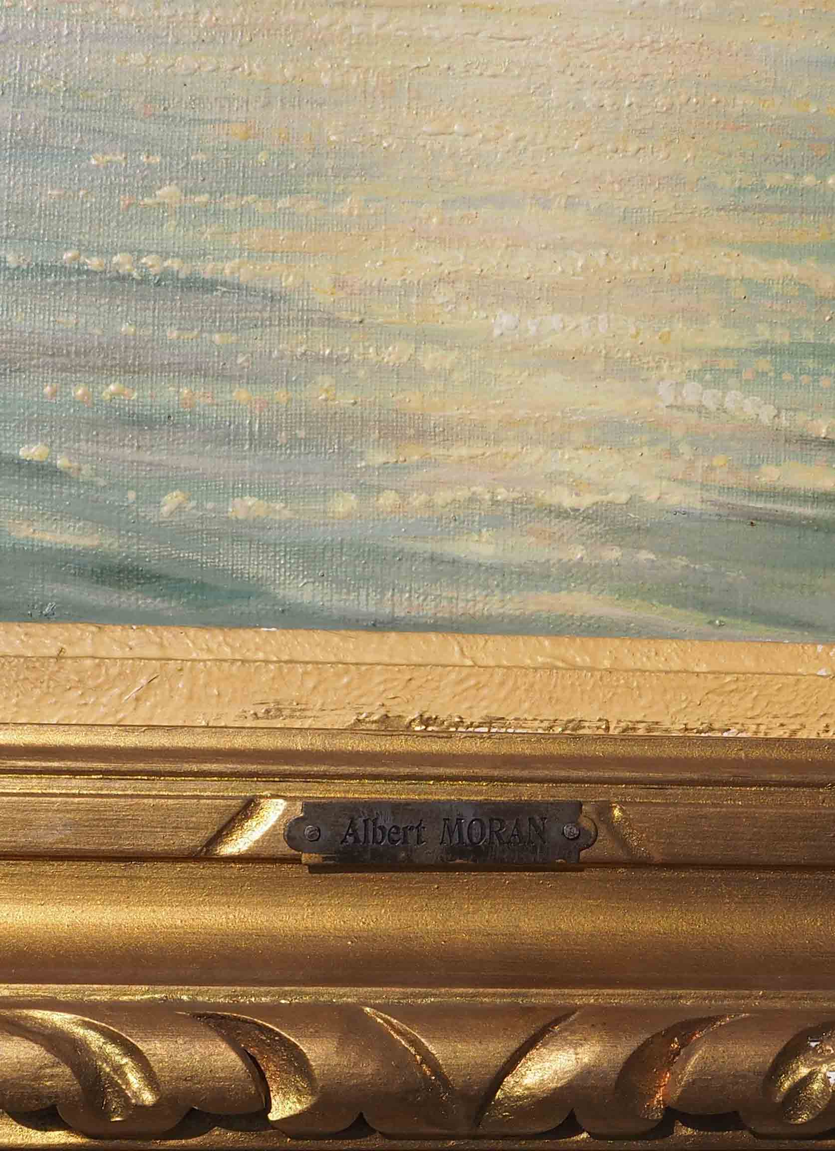 Set of 2 contemporary marine HST paintings by Albert Moran