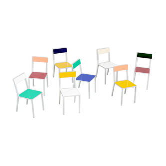 Set of eight chairs Muller Van Severen Valerie Objects