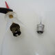 Pair of vintage Rockabilly double wall lamps