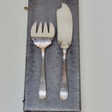 Ercuis Art Deco Silver Metal Fish Serving Cutlery Set