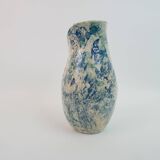 Heavy mixed earthenware vase signed under the base FC