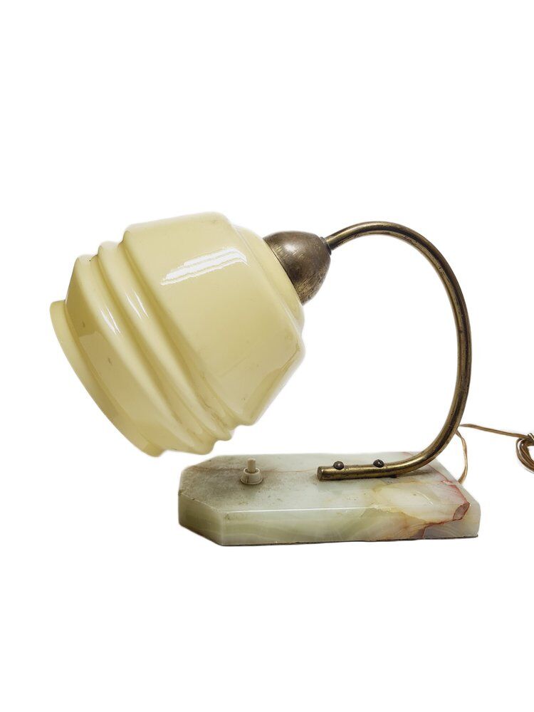Art Deco bedside lamp, Belgium, 1950s