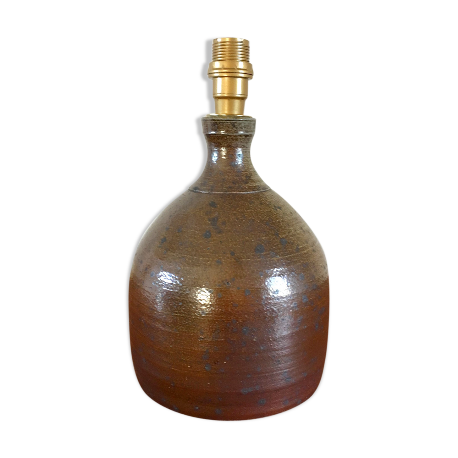 Signed vintage sandstone lamp