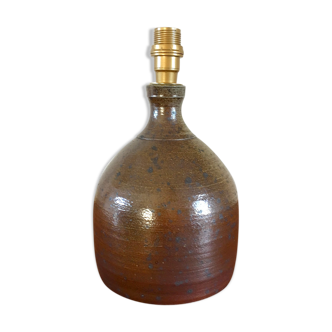 Signed vintage sandstone lamp