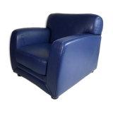 80's Steiner chair in blue leather
